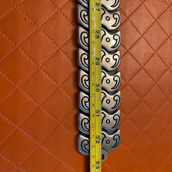 In Transit metal & soft leather Belt - Picture 2 of 7